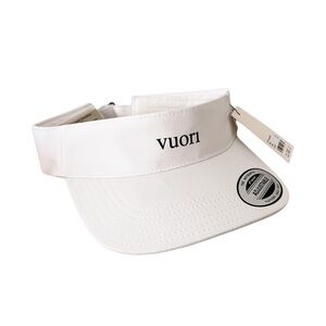 NWT Vuori White Logo Visor
